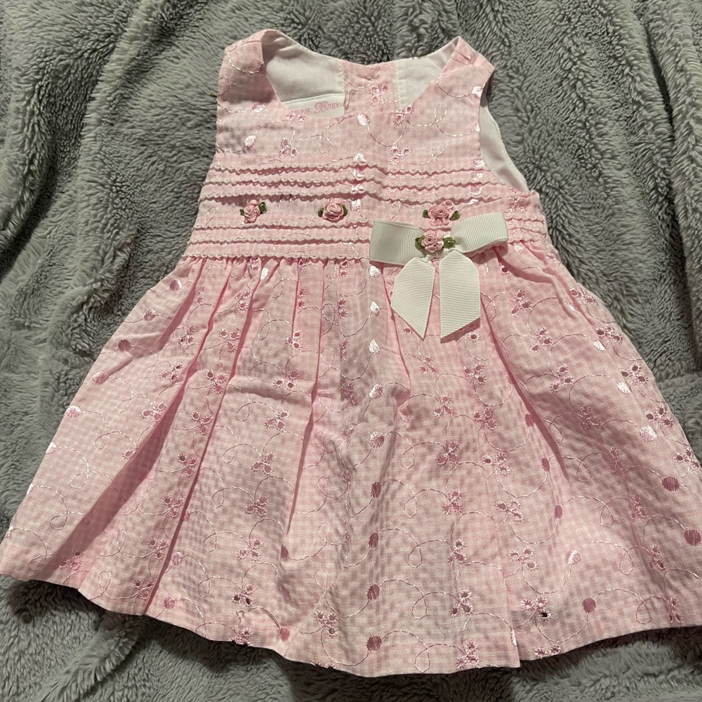 Petal Party - Pink Bonnie Baby dress (6-9 months)